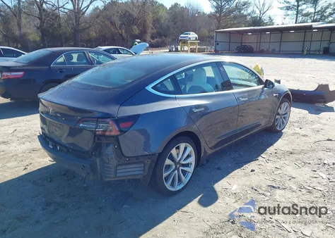 2018 Tesla Model 3 Long Range/Mid Range z USA, uszkodzony, nr VIN 5YJ3E1EA6JF155984